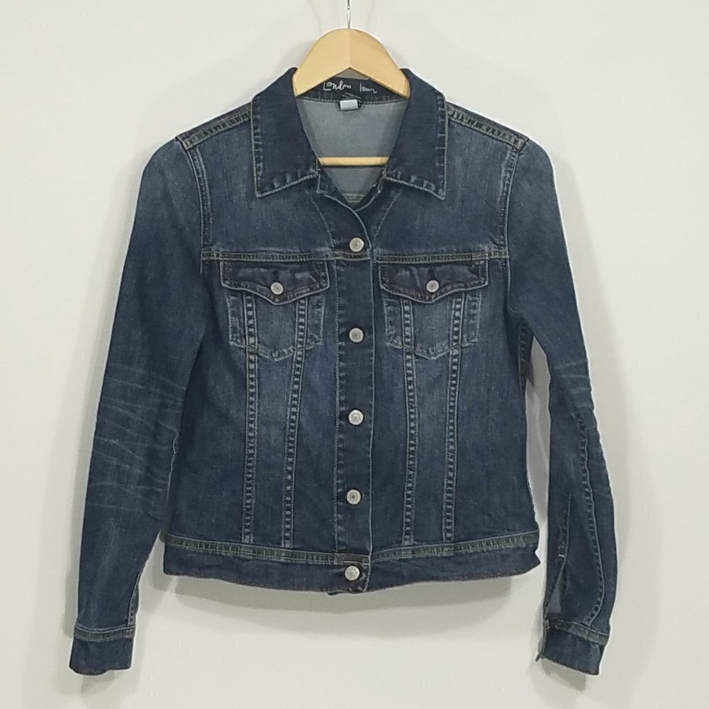 London Jeans Trucker Jean Jacket Sz S